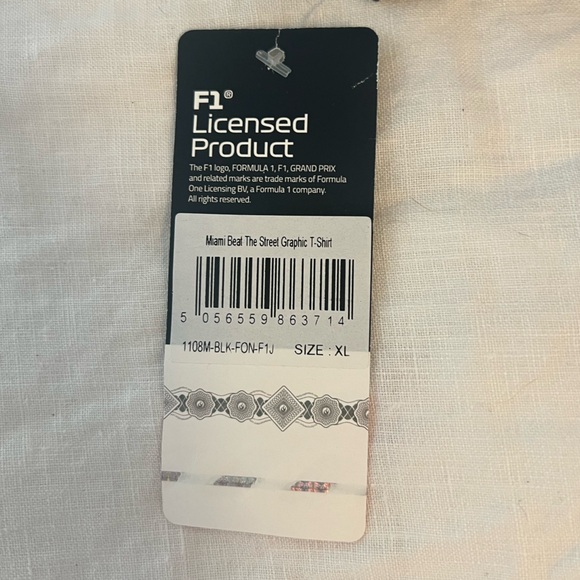 NWT F1 Official Merch Miami Grand Prix T-Shirt, 2022 - Picture 4 of 4